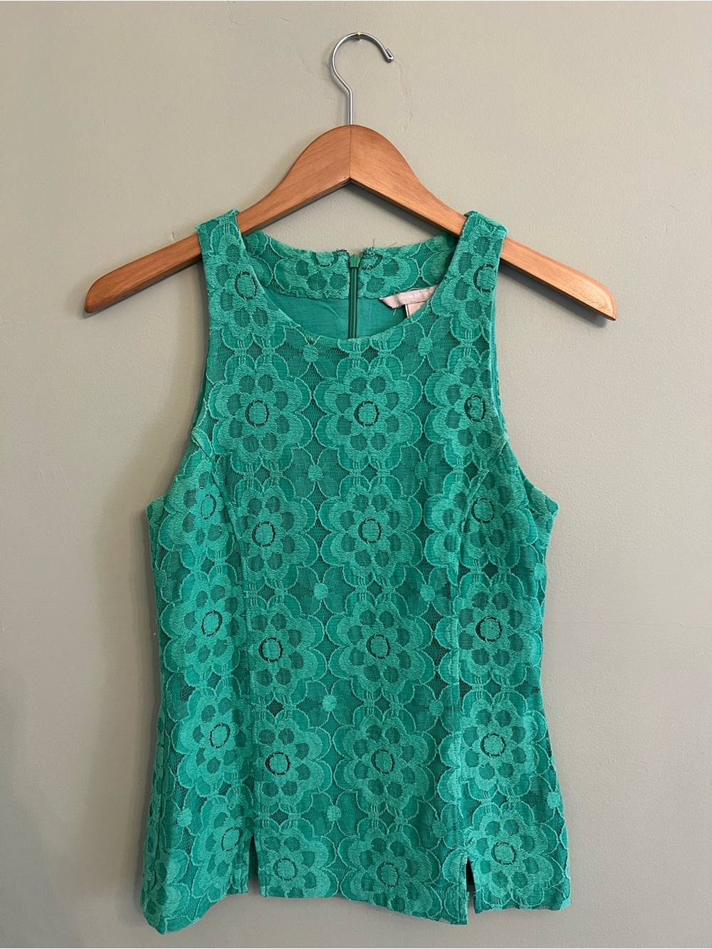 Banana Republic Green Lace Shell